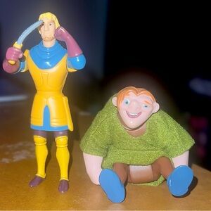 QUASIMODO &  PHOEBUS DISNEY THE HUNTCHBACK OF NOTRE DAME Toy Figure Set 1996